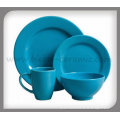 Blue Color Stoneware Dinnerware Sets For Sale